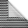 thumbnail image 3 of Ambesonne Geometric Kitchen Curtains, Chevron Zigzags Cubes, 55"x39", Black Grey and Pale Grey, 3 of 3