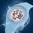 thumbnail image 3 of ROLOJ DIGITAL PARA NIONES, Cronómetro Resistente al Agua, Alarma Con Retroiluminación El, Podómetro para Niños y Niñas de 5 A 15 Años, 3 of 7