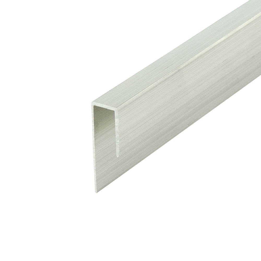 Outwater Aluminum J Channel Fits Material 1/4 to 9/32 Inch Mechanical