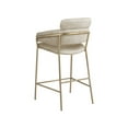 thumbnail image 6 of Meridian Furniture Yara Stone Velvet Counter Stool, 6 of 6
