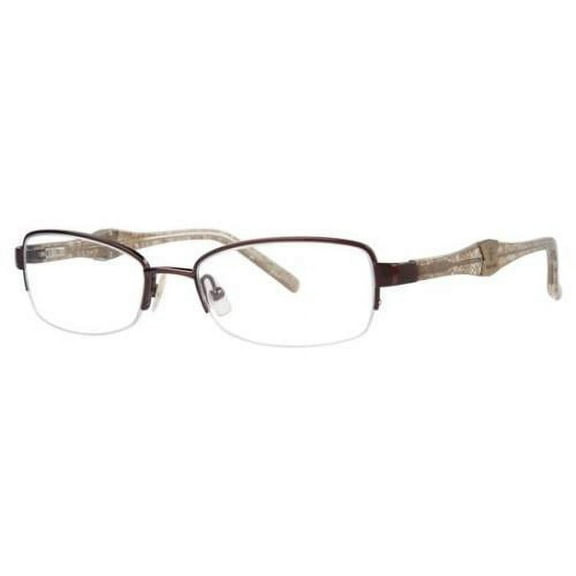 VERA WANG Eyeglasses V327 Brown 50MM