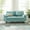 Dusty Blue, variant on Uspridefurniture Hazen 57.8'' Velvet Square Arm Loveseat,Gold