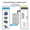 thumbnail image 4 of Double Power Automatic Transfer Switch 2P PC Material Automatic Transfer Switch 50kA, 8kV, DIN Rail Mount, 110VAC Control Voltage, for PZ30 Distribution Boxes, 4 of 7