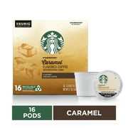 Starbucks Medium Roast K-Cup Coffee Pods — Caramel for Keurig Brewers — 1 box (16 pods)