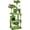 Green, variant on WSWJY Cat Tower, 70.5in Cat Tree for Indoor Cats, Multi-Level Climbing Tree w/Condo & Plush Perches, Large Cat Play House Scratching Post for Kitten Beige