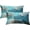 Abstract Turquoise and Grey, variant on Outdoor Pillow Covers 18x18 Waterproof Throw Pillow Covers Colorful Floral Decorative Outdoor Pillows for Patio Furniture Pack of 2, Black