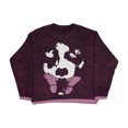 thumbnail image 1 of Chandail Mode Automne Hiver Américain Col Rond Chandail Personnalisé Imprimé Manches Longues Joker Ample, 1 of 5