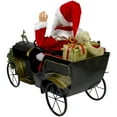 thumbnail image 5 of Northlight 33" Santa Delivering Presents in a Black and Gold Vintage Car Christmas Decoration, 5 of 5