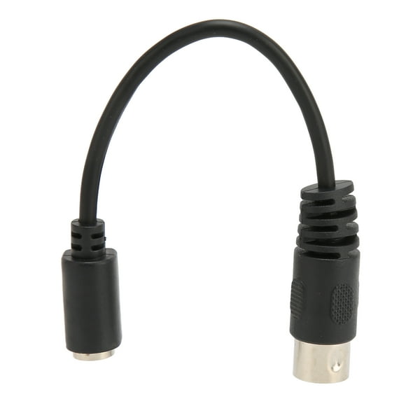 Keyboard Mouse Converter Cable, Compact 5.9in Male To Female DIN 5 Pin To Mini DIN 6 Pin Cable Flexible For Game Console