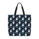 thumbnail image 1 of Disketp Christmas Gnome blue Bolsa Tote de Lona para Mujer, Bolso de Hombro y Cruzado con Cierre de Cremallera, 1 of 7