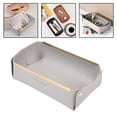 thumbnail image 3 of GROWTH TANK PU Valet Tray Entryway Storage Box Organizers Container Light Gray, 3 of 9