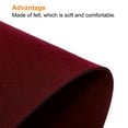 thumbnail image 3 of Unique Bargains 14'x13' Mouse Pad, Felt Dual Side Soft Desk Pad Writing Mat for Office Home, Red, 3 of 6