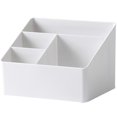 thumbnail image 4 of Desktop Storage Box Cosmetics Storage Plastic Multifunctional Makeup Desk Office Organizer for Dormitory Living Room, 4 of 4