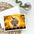 thumbnail image 2 of Carolines Treasures BB1791GCA7P Halloween Wirehaired Dachshund Greeting Cards and Envelopes Pack of 8 7 x 5 multicolor, 2 of 2