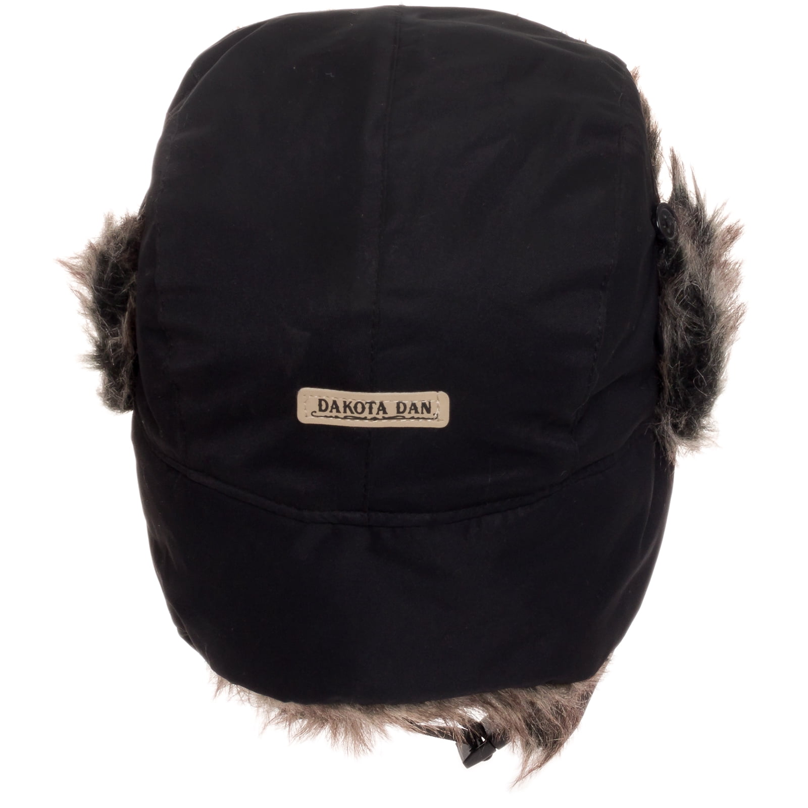 Dakota Dan NEW Mens Water Resistant Black Ear Flap Bomber 