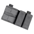 thumbnail image 4 of Bolsa de accesorios militares incrustada con tela de colchón molle y tela de nylon bolsa de cinturón multifuncional gris al aire libre, 4 of 10