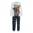 thumbnail image 3 of Transformers Boys’ Long Sleeve and Jogger Pant Pajama Set, 2-Piece Set, Sizes 4-12, 3 of 5