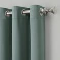 thumbnail image 3 of Sun Zero Nolan 1-Piece Energy Saving Blackout Grommet Curtain Panel, 40"X54", Mineral, 3 of 8