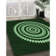 thumbnail image 2 of Ahgly Company Indoor Rectangle Patterned Green Pepper Green Area Rugs, 8' x 10', 2 of 6