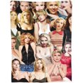 thumbnail image 2 of Blanket Scarlett Johansson Soft and Comfortable Wool Fleece Throw Blankets for Sofa Office car Camping Yoga Travel Home Decoration Cozy Plush Beach Blanket Gift, 2 of 5