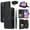 Black, variant on Dswteny Argyle Wallet Case for Samsung Galaxy A13 5G with Wrist Shoulder Strap Zipper Flip Credit Card Holder Stand Cell Phone Cover for A04S M13 G5 A 13 2022 13A A135G SM A136U Women Girls Black