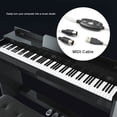 thumbnail image 1 of Professional USB IN-OUT MIDI Adapter Cable PC to Music Keyboard Converter Cords, 1 of 7