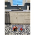 thumbnail image 3 of Dog House Collection Cocker Spaniel Black Tan Machine Washable Memory Foam Mat, 3 of 4