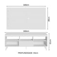 thumbnail image 3 of Mueble Mesa Para Tv Rack Madesa Detroit y Panel Hasta 65 BB1, 3 of 10