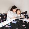 thumbnail image 5 of Homewish Colorful Ballet Princess Bedding Comforter Set,Chic Crown Diamond Twin Comforter Sets,Rainbow Cartoon Flower Bedding Set For Girls Kids,Super Cozy Room Decor Reversible,2-Piece, 5 of 8