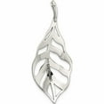 thumbnail image 3 of Sterling Silver Antiqued Marcasite Leaf Slide Made In Thailand -Jewelry By Sweet Pea, 3 of 3