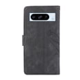 thumbnail image 4 of Nalacover Slim Wallet Case for Google Pixel 8 Pro, for Women Men, Embossed Pattern PU Leather Shockproof Magnetic Clasp Credit Card Slots Flip Kickstand Phone Case+Wrist Strap,Black, 4 of 7