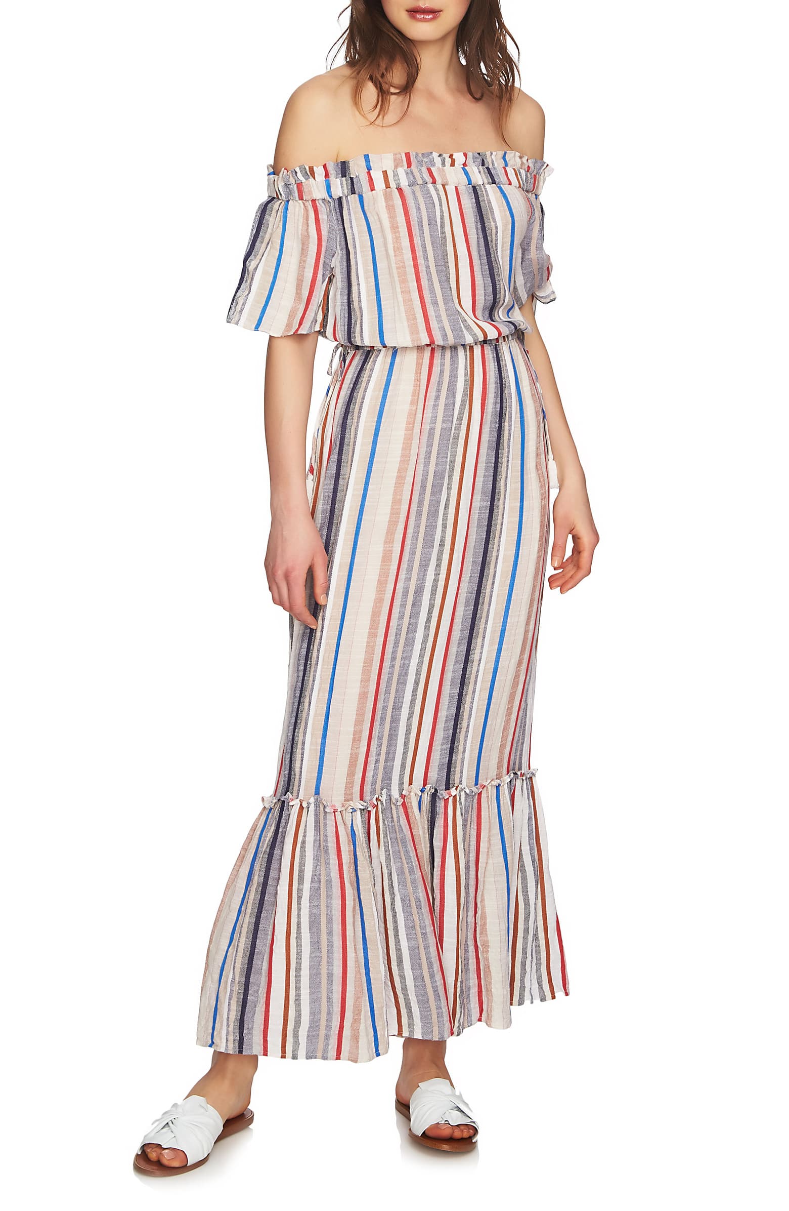 1 state off the shoulder dress