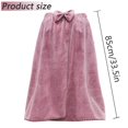 thumbnail image 3 of UYUH ‌Women's Adjustable Bath Wrap Towel Ultra Absorbent Spa Robe for Home/Hotel Quick-Dry Nightgown for Sauna/Beach/Pool/Gym/Travel‌, 3 of 9