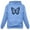 California Blue, variant on Tstars Women's Butterfly Graphic Sweatshirt: Cozy & Cute Hoodie - Soft & Comfy Cotton Blend Hoodie with Colorful Butterfly Print XX-Large Gray