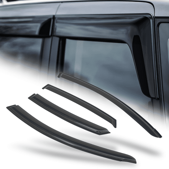 M-AUTO 4Pcs Window Visor Shade Vent Wind Rain Deflector Sun Guard for 2007 2008 2009 2010 Hyundai Elantra