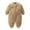 Brown, variant on JIAYUE Baby Girls Jumpsuit Long Sleeve O-Neck Newborn Boy Fleece Thick Warm Playsuit Romper Clothes Classic Toddler Kids Bodysuit