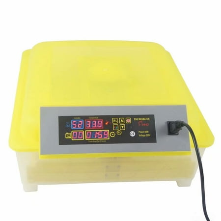 Egg Incubator, 48 Digital Fully Automatic Incubator for Chicken Eggs, Poultry Hatcher for Chickens Ducks Goose