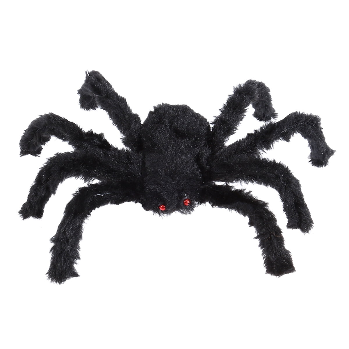 Plush toy 12 inch Black Large Spider Plush Toy Halloween Party Scary ...