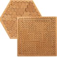 thumbnail image 1 of Fractal Tray Puzzles, Hard Difficult Wooden Jigsaw Puzzles for Adults, Unique Irregular Creative Labyrinth Impossible Difficult, Reverse Thinking Puzzle, No Image Puzzle (B+C), 1 of 8