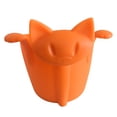 thumbnail image 1 of keepw Creatively Cat-shaped Tea Infuser Strainer Mug Strainers Hanging Drinking Accessories Kitchenware Wide Application Orange 1, 1 of 6