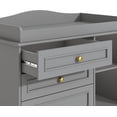 thumbnail image 4 of ChVans Changing Table Dresser, Baby Classic Nursery Dresser with 5 Drawers & Open Storage Shelves, Convertible Nursery Dresser Chest of Drawers, 4 of 9