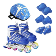 thumbnail image 1 of Patines En Linea Protección Básica Azul Num 23 al 26 Malubero Malu2207, 1 of 3