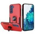 thumbnail image 2 of For Samsung Galaxy S20 Hybrid Tough Strong Dual Layer Hard PC TPU with Flat Magnetic Ring Kickstand Heavy-Duty Armor Cover ,Xpm Phone Case [ Red ], 2 of 7