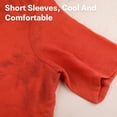 thumbnail image 3 of Womens Dresses Linen Maxi Dresses For Women Floral Short Sleeve Boho Dresses Casual Female Dresses, 3 of 7
