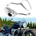 thumbnail image 3 of Motorcycle Skeleton Skull Hand Claw Shadow Rearview 10mm Mirror Side 8mm Z0H3, 3 of 9