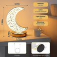 thumbnail image 2 of Rechargeable Moon Lamp Night Light - Cordless Touch Control, 3 Color Modes, Stepless Dimmable for Kids Bedroom Decor, 2 of 5