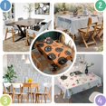 thumbnail image 4 of Classic Halloween Pumpkin Pattern Rectangle Tablecloth 60"x84",Waterproof Polyester Rectangle Table Cloth, Wipeable Spillproof Polyester Tablecloth for Dining, Camping, Indoor and Outdoor, 4 of 5