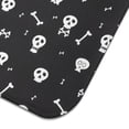 thumbnail image 3 of Halloween White Skulls and Bones Dish Drying Mat for Kitchen 1 Pack, Ultra Absorbent Microfiber Dishes Drainer Mats,18x24in(46x61cm), 3 of 4