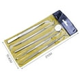 thumbnail image 2 of Amdohai 5pcs Stainless Steel Tools Kit Tartar Scraper Mouth Mirror Dentists Pick Tool Scaler for Use, 2 of 5