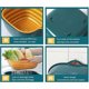 thumbnail image 4 of Juego de organizador de contenedores apilables y plegables con contenedores de almacenamiento y asas de transporte con ventana grande estilo 2, 4 of 4